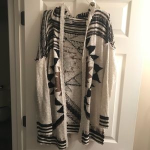 Tribal long cardigan